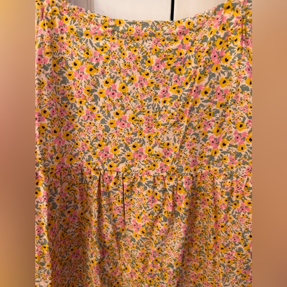 Universal Thread Yellow With Flowers - image 3